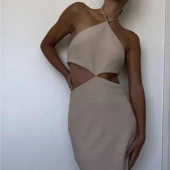 Bec & Bridge Iris Halter Midi Dress Size 8! - Picture 3 of 10